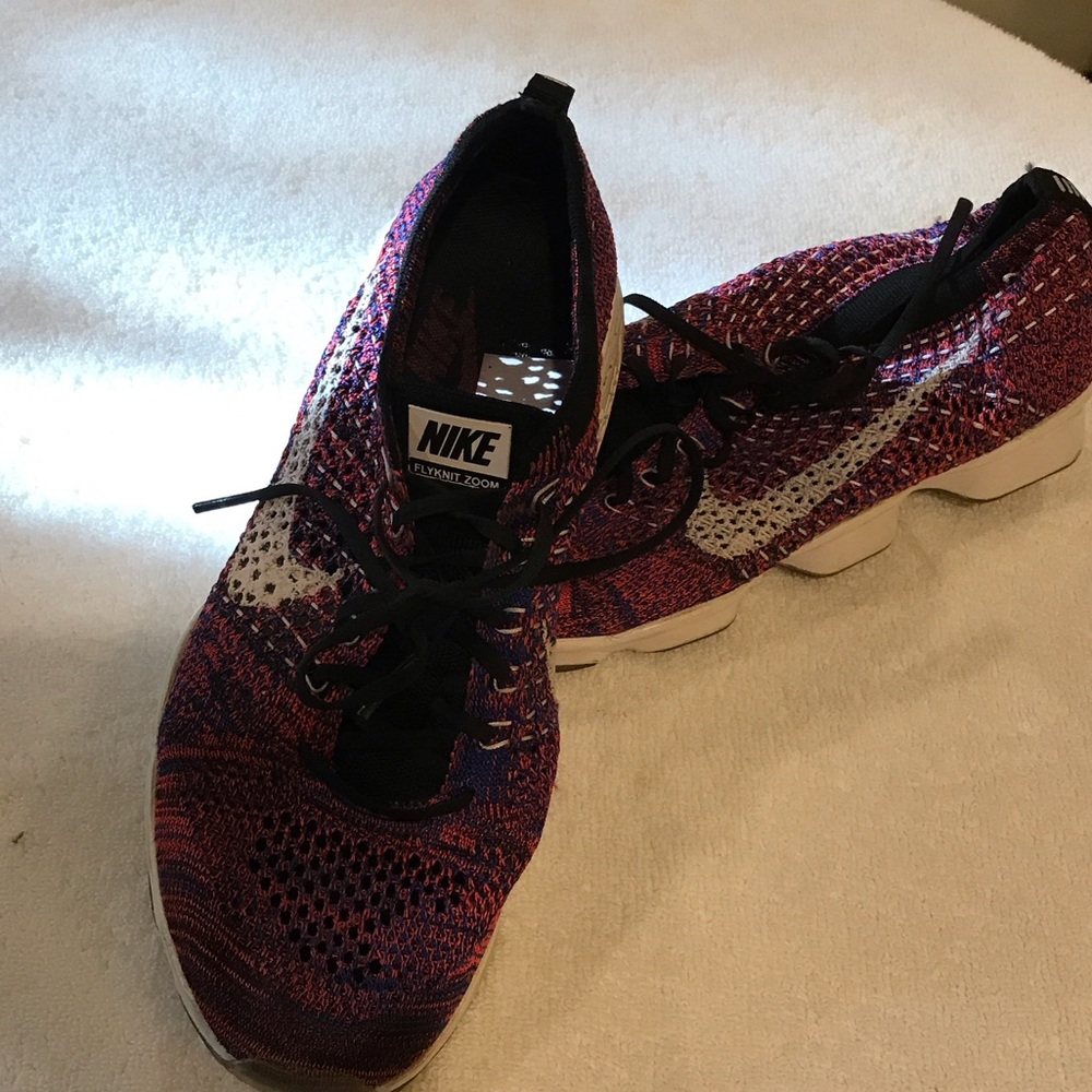 Nike Women's Purple and Black Athletic mesh Shoes